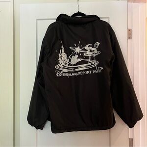 Vintage Disney Parks Paris Fleece Lined Jacket
